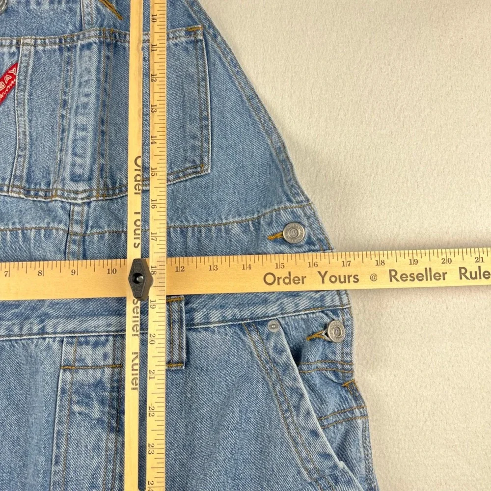 Vintage Unionbay Denim Overalls Mens Small Light Wash 90s Bib‎ Workwear